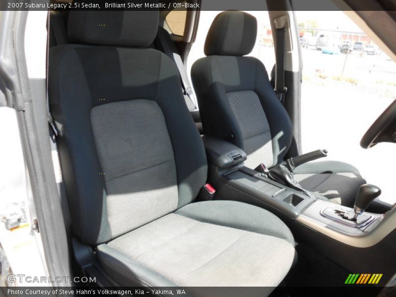 Brilliant Silver Metallic / Off-Black 2007 Subaru Legacy 2.5i Sedan