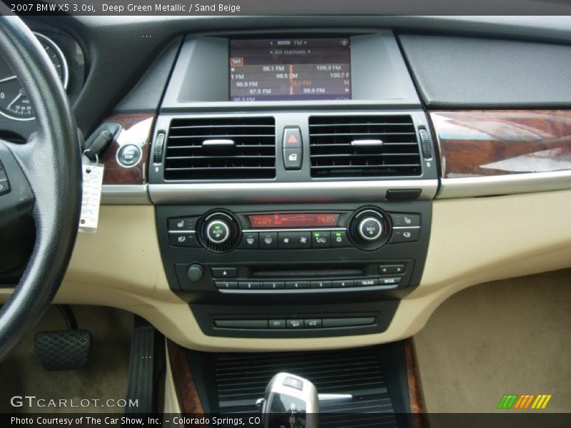 Deep Green Metallic / Sand Beige 2007 BMW X5 3.0si
