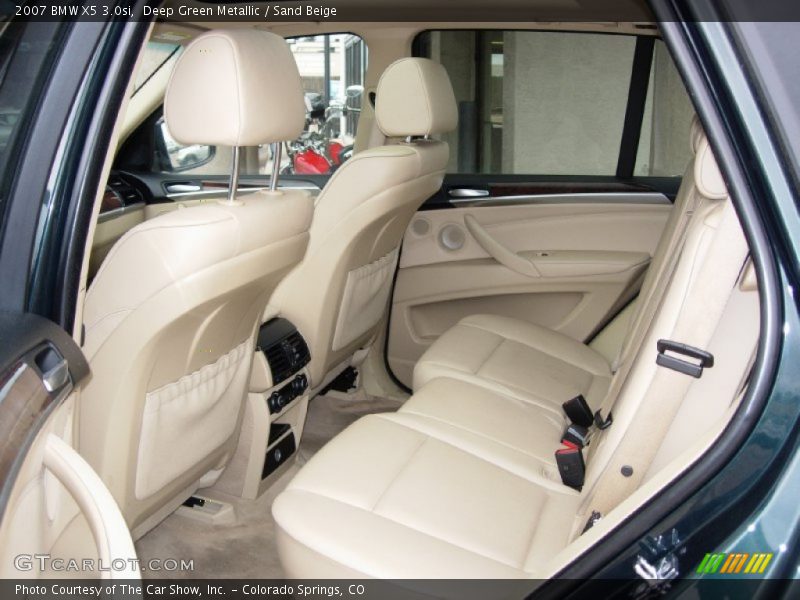 Deep Green Metallic / Sand Beige 2007 BMW X5 3.0si