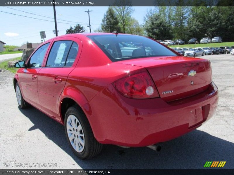 Victory Red / Gray 2010 Chevrolet Cobalt LS Sedan