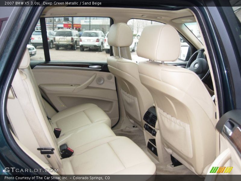Deep Green Metallic / Sand Beige 2007 BMW X5 3.0si