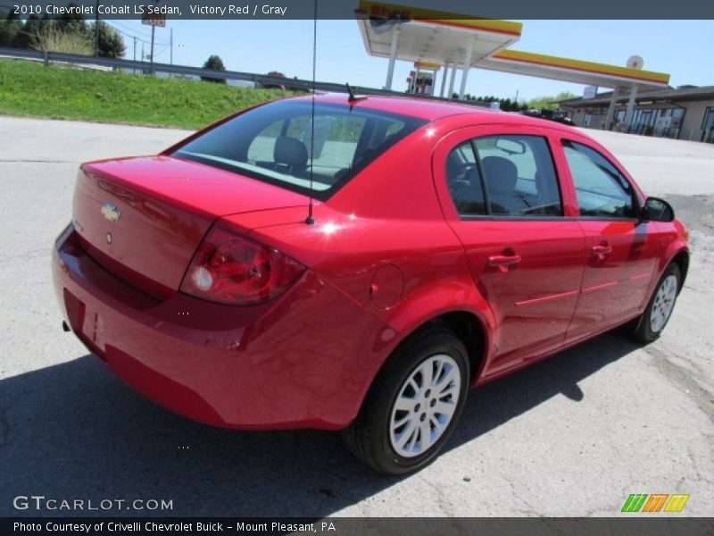 Victory Red / Gray 2010 Chevrolet Cobalt LS Sedan