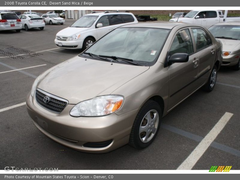 Desert Sand Mica / Beige 2008 Toyota Corolla CE