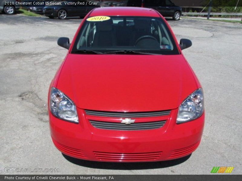 Victory Red / Gray 2010 Chevrolet Cobalt LS Sedan