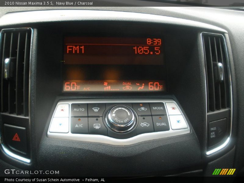 Navy Blue / Charcoal 2010 Nissan Maxima 3.5 S