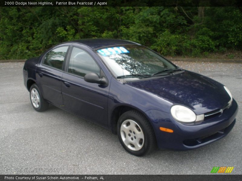 Patriot Blue Pearlcoat / Agate 2000 Dodge Neon Highline