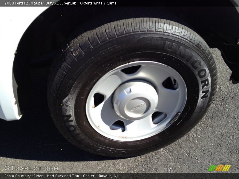 Oxford White / Camel 2008 Ford F250 Super Duty XL SuperCab