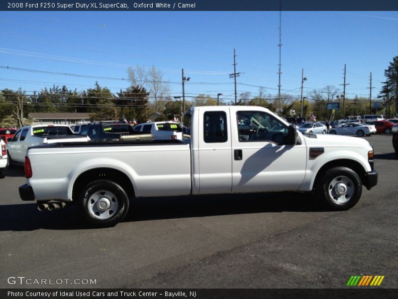 Oxford White / Camel 2008 Ford F250 Super Duty XL SuperCab