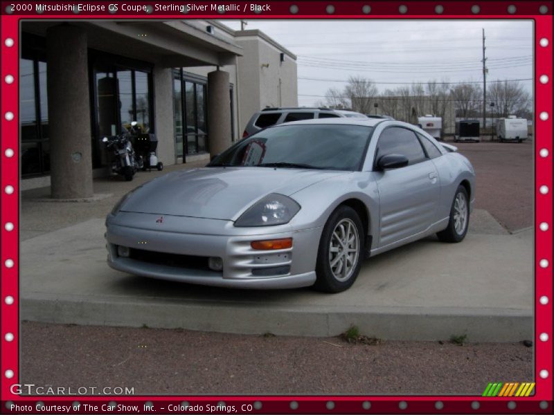 Sterling Silver Metallic / Black 2000 Mitsubishi Eclipse GS Coupe
