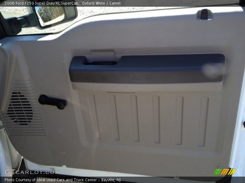 Oxford White / Camel 2008 Ford F250 Super Duty XL SuperCab