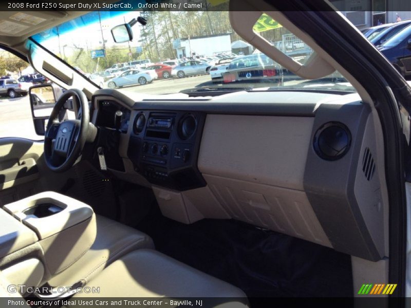 Oxford White / Camel 2008 Ford F250 Super Duty XL SuperCab