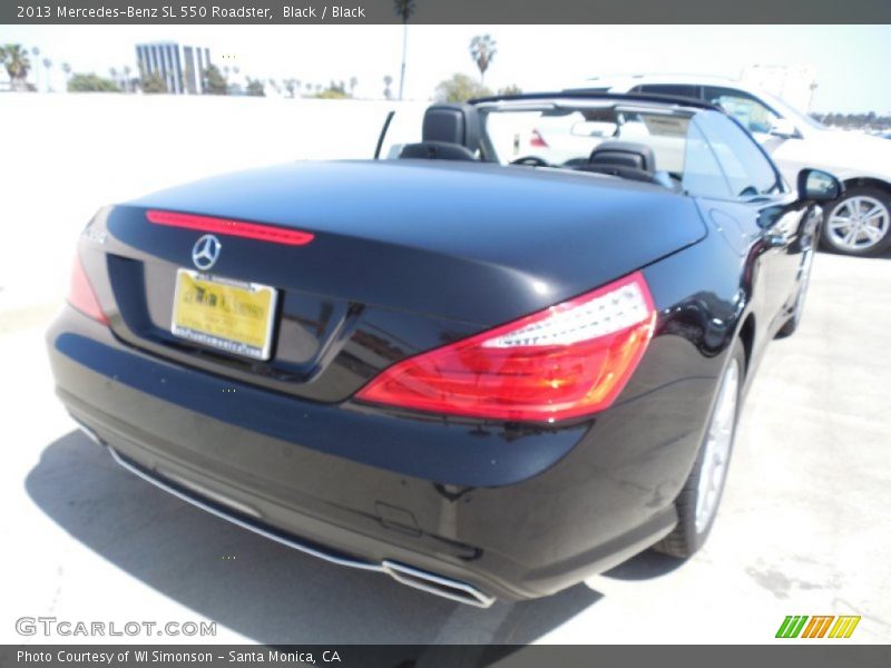 Black / Black 2013 Mercedes-Benz SL 550 Roadster