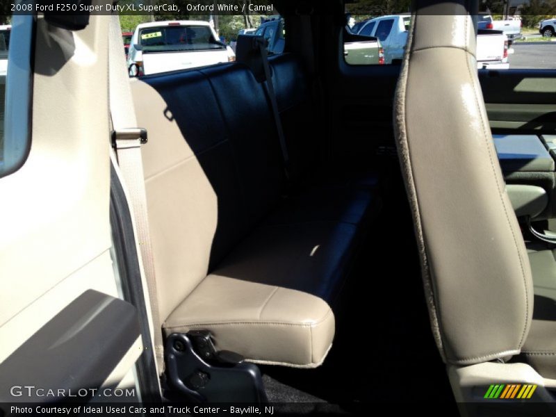 Oxford White / Camel 2008 Ford F250 Super Duty XL SuperCab
