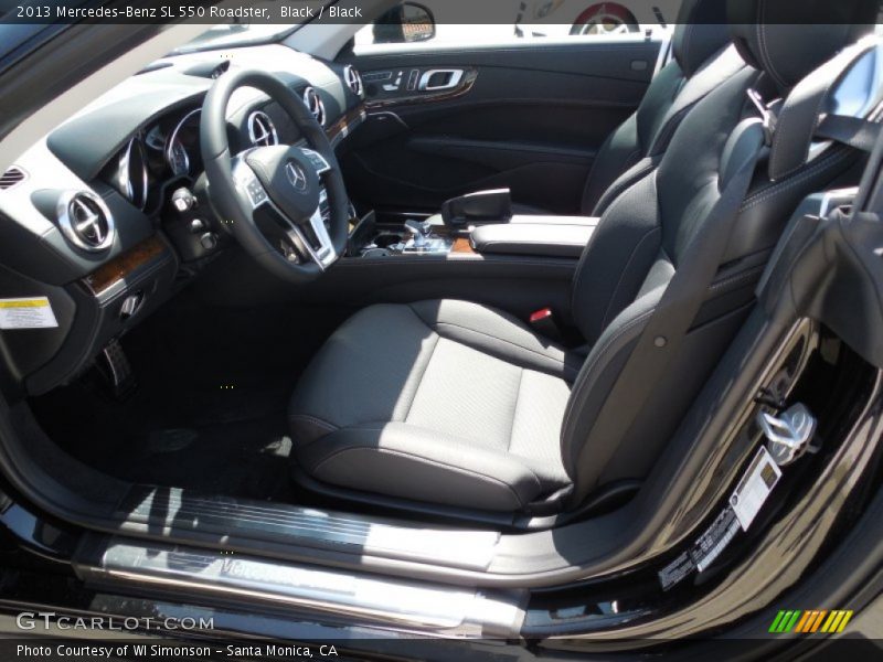 Black / Black 2013 Mercedes-Benz SL 550 Roadster
