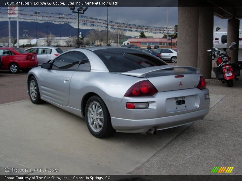 Sterling Silver Metallic / Black 2000 Mitsubishi Eclipse GS Coupe
