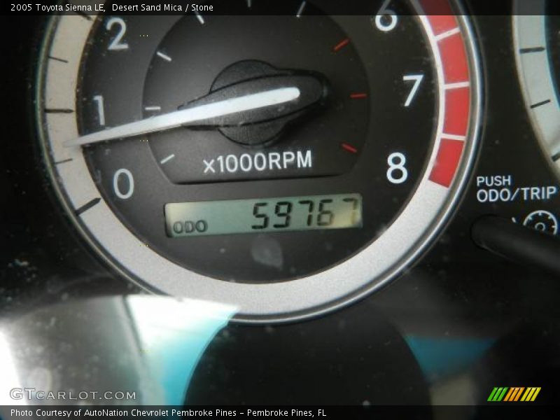 Desert Sand Mica / Stone 2005 Toyota Sienna LE