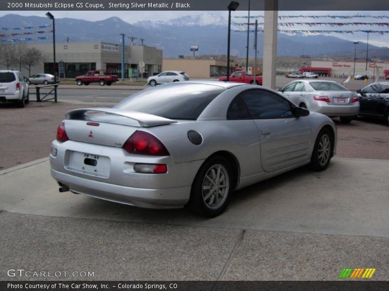 Sterling Silver Metallic / Black 2000 Mitsubishi Eclipse GS Coupe