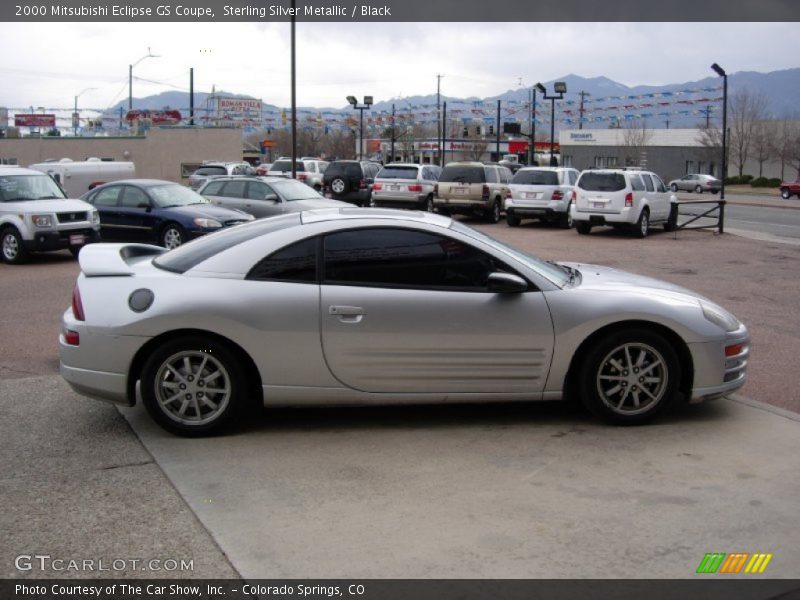 Sterling Silver Metallic / Black 2000 Mitsubishi Eclipse GS Coupe
