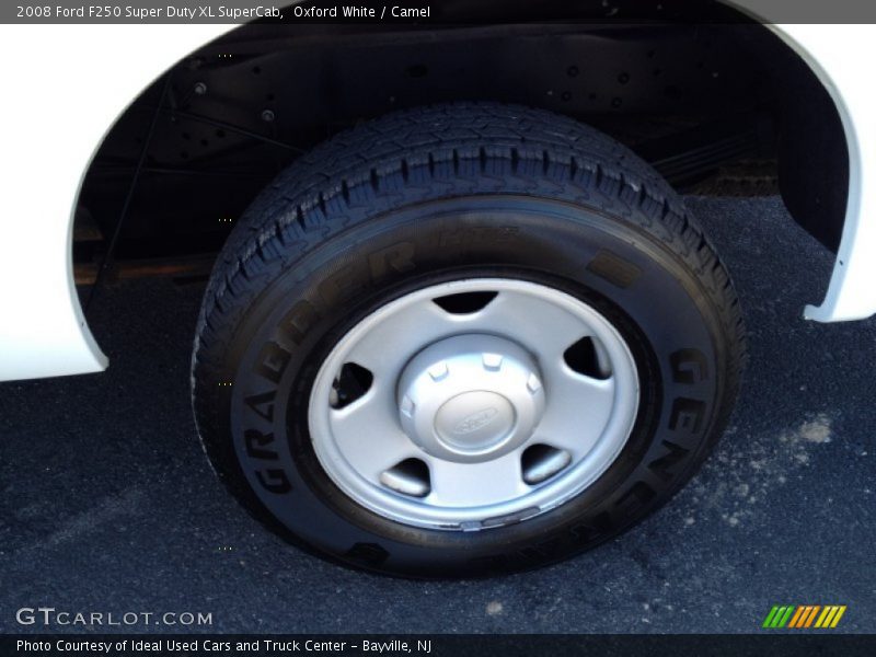 Oxford White / Camel 2008 Ford F250 Super Duty XL SuperCab