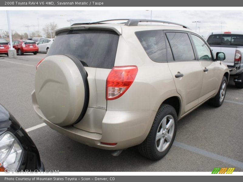 Savannah Metallic / Taupe 2008 Toyota RAV4 V6 4WD