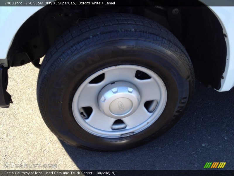Oxford White / Camel 2008 Ford F250 Super Duty XL SuperCab