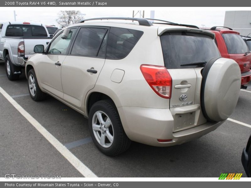 Savannah Metallic / Taupe 2008 Toyota RAV4 V6 4WD