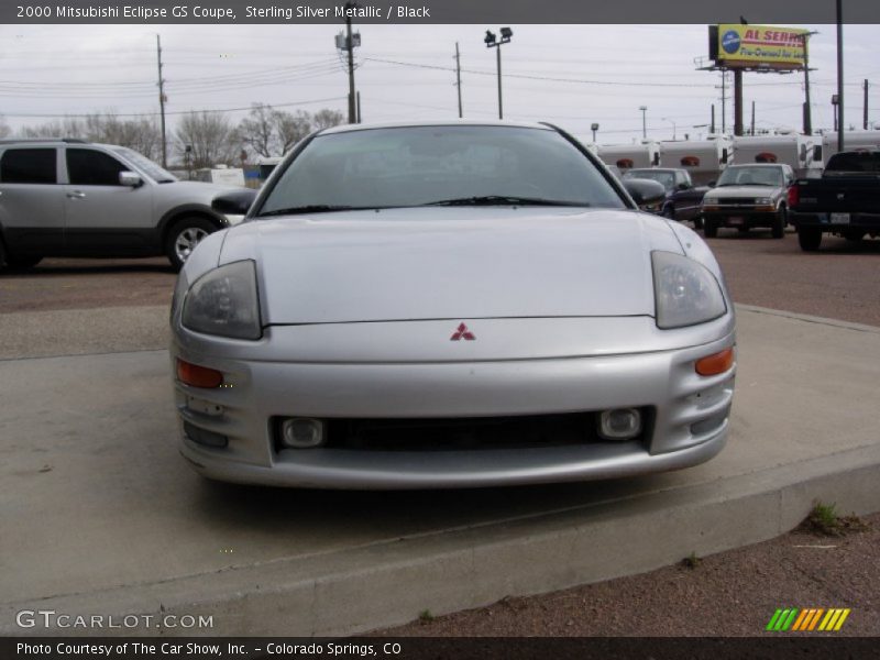 Sterling Silver Metallic / Black 2000 Mitsubishi Eclipse GS Coupe