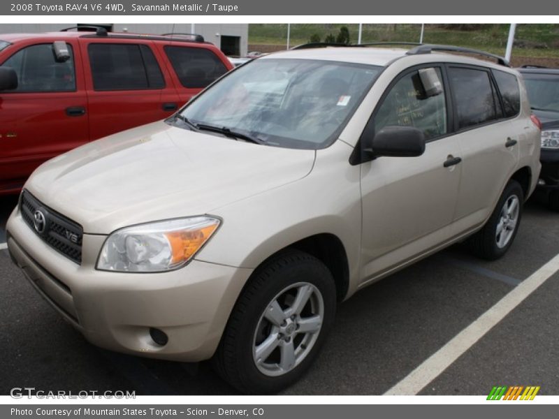 Savannah Metallic / Taupe 2008 Toyota RAV4 V6 4WD