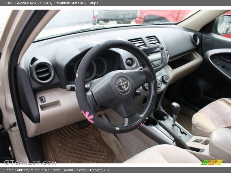 Savannah Metallic / Taupe 2008 Toyota RAV4 V6 4WD