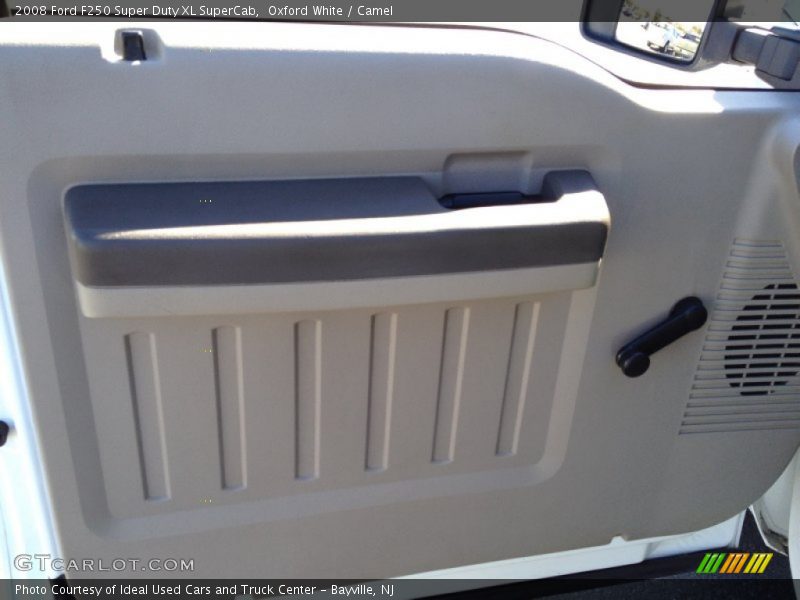 Oxford White / Camel 2008 Ford F250 Super Duty XL SuperCab