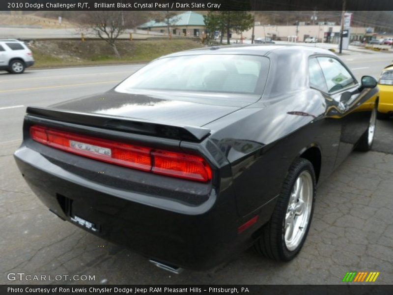 Brilliant Black Crystal Pearl / Dark Slate Gray 2010 Dodge Challenger R/T