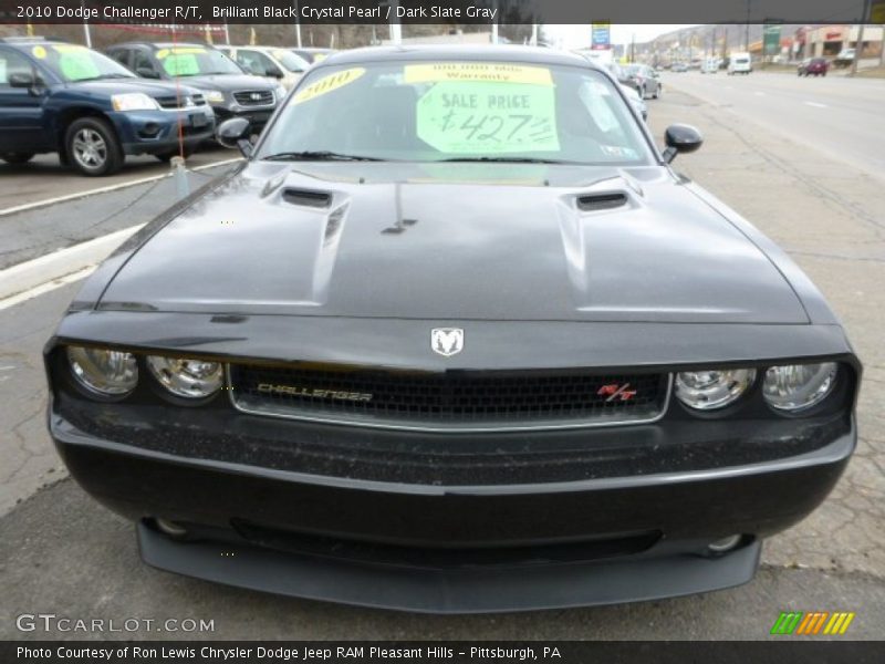 Brilliant Black Crystal Pearl / Dark Slate Gray 2010 Dodge Challenger R/T