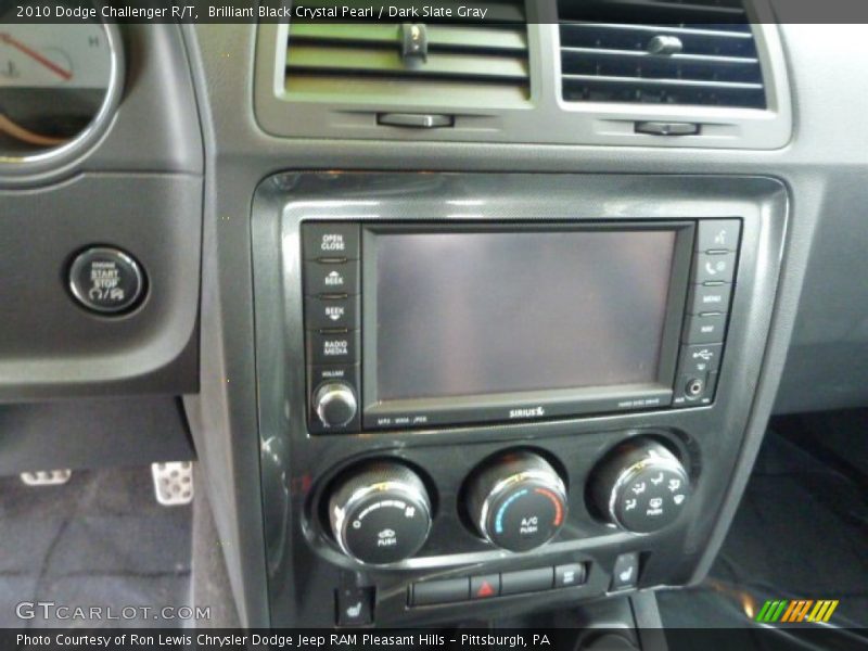 Brilliant Black Crystal Pearl / Dark Slate Gray 2010 Dodge Challenger R/T