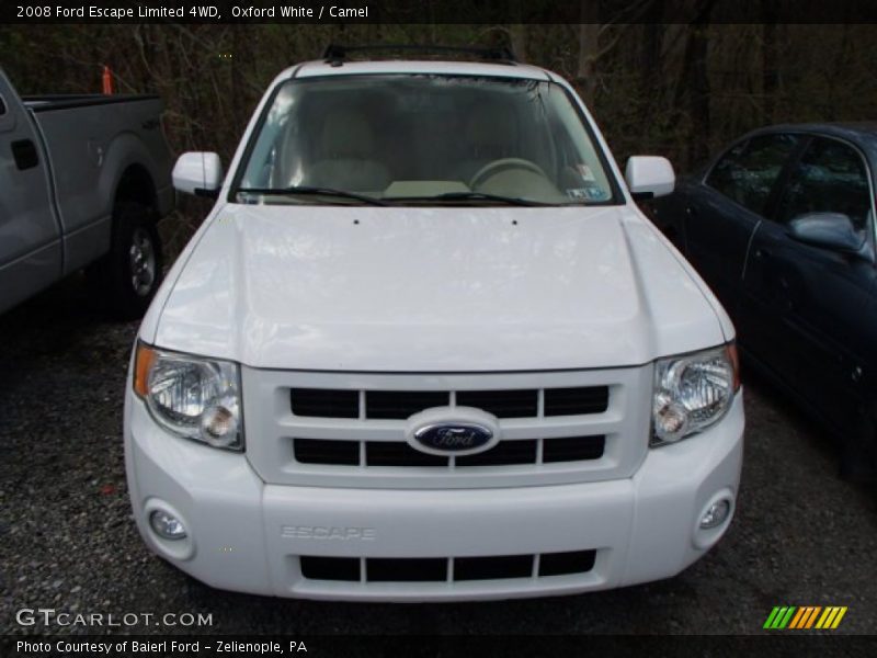 Oxford White / Camel 2008 Ford Escape Limited 4WD