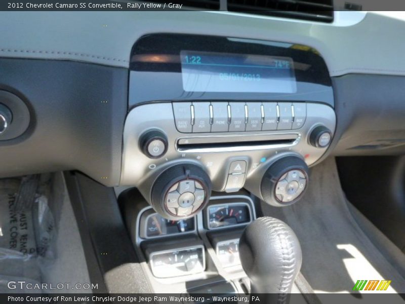 Rally Yellow / Gray 2012 Chevrolet Camaro SS Convertible