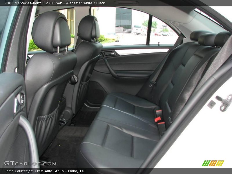 Alabaster White / Black 2006 Mercedes-Benz C 230 Sport
