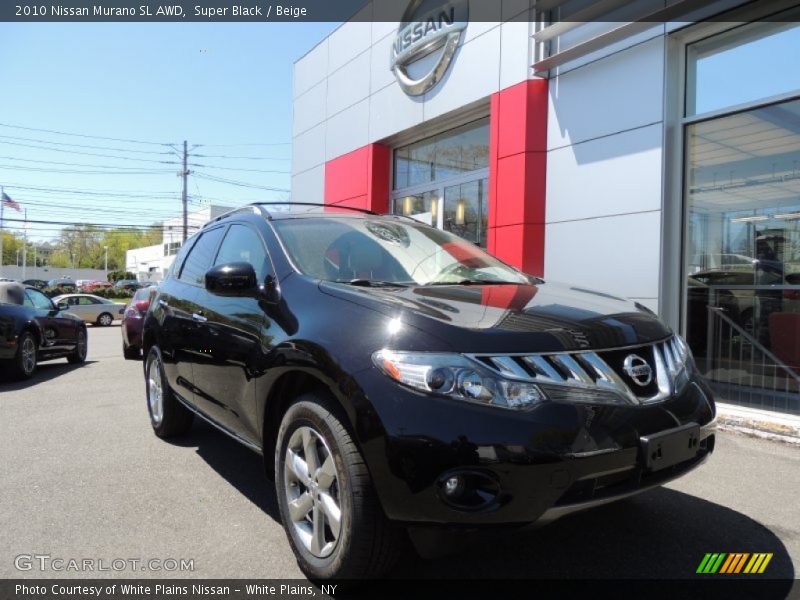 Super Black / Beige 2010 Nissan Murano SL AWD