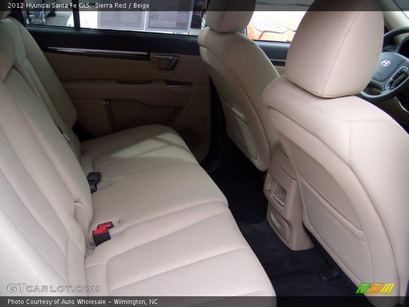 Sierra Red / Beige 2012 Hyundai Santa Fe GLS