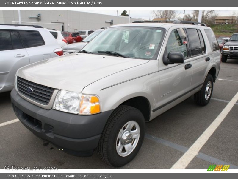 Silver Birch Metallic / Gray 2004 Ford Explorer XLS 4x4