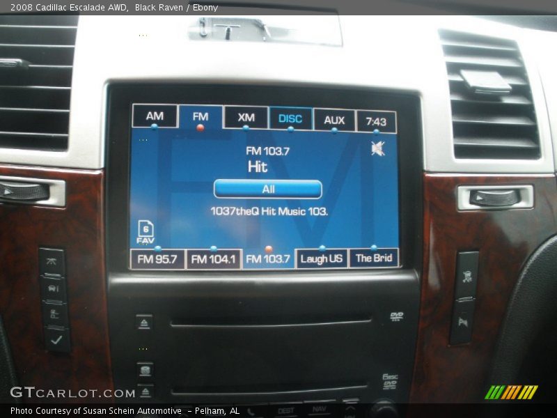 Black Raven / Ebony 2008 Cadillac Escalade AWD