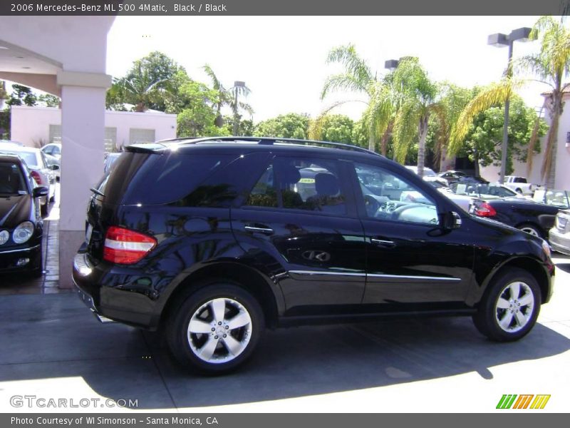 Black / Black 2006 Mercedes-Benz ML 500 4Matic