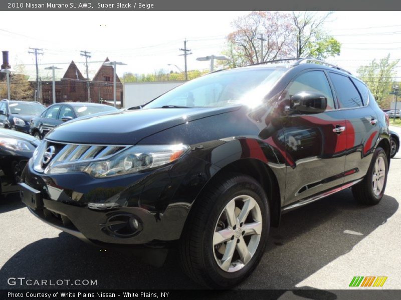 Super Black / Beige 2010 Nissan Murano SL AWD
