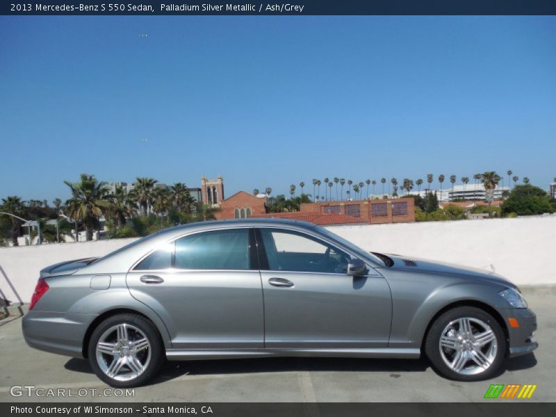 Palladium Silver Metallic / Ash/Grey 2013 Mercedes-Benz S 550 Sedan