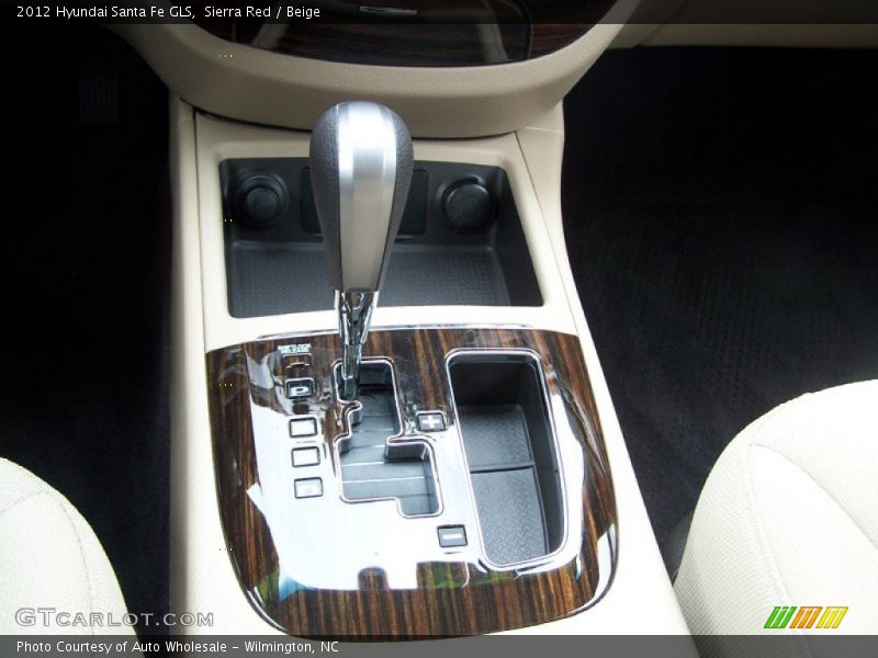 Sierra Red / Beige 2012 Hyundai Santa Fe GLS