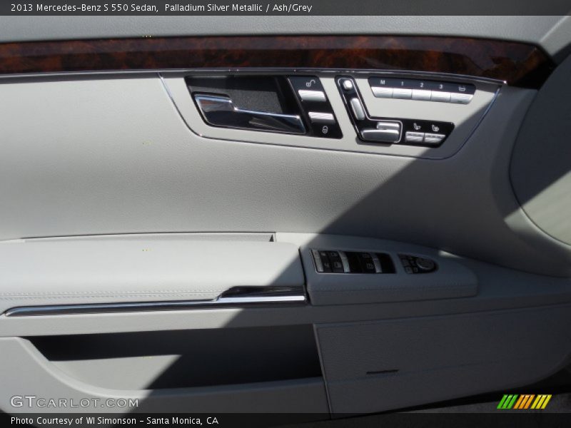 Palladium Silver Metallic / Ash/Grey 2013 Mercedes-Benz S 550 Sedan