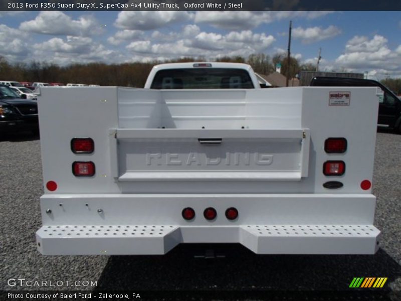 Oxford White / Steel 2013 Ford F350 Super Duty XL SuperCab 4x4 Utility Truck