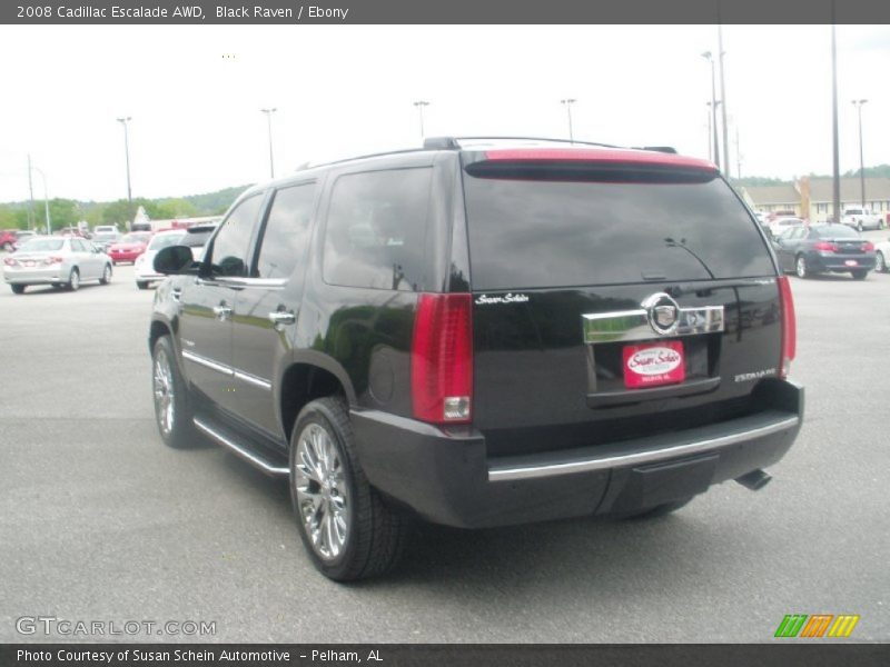 Black Raven / Ebony 2008 Cadillac Escalade AWD