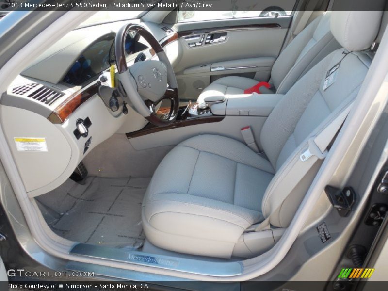 Palladium Silver Metallic / Ash/Grey 2013 Mercedes-Benz S 550 Sedan