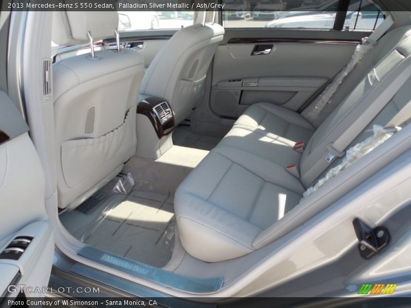 Palladium Silver Metallic / Ash/Grey 2013 Mercedes-Benz S 550 Sedan