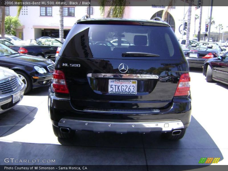 Black / Black 2006 Mercedes-Benz ML 500 4Matic